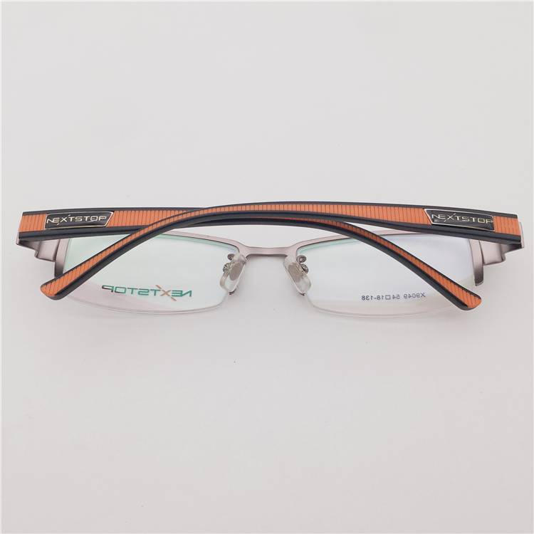 Treasured orphan original single gun color alloy business temperament half -frame boss glasses frame full men and women