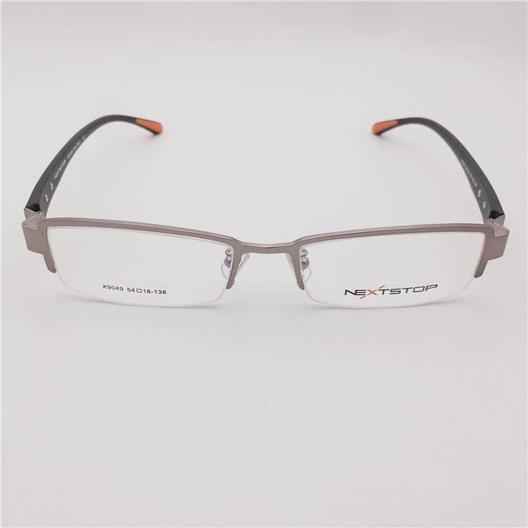 Treasured orphan original single gun color alloy business temperament half -frame boss glasses frame full men and women