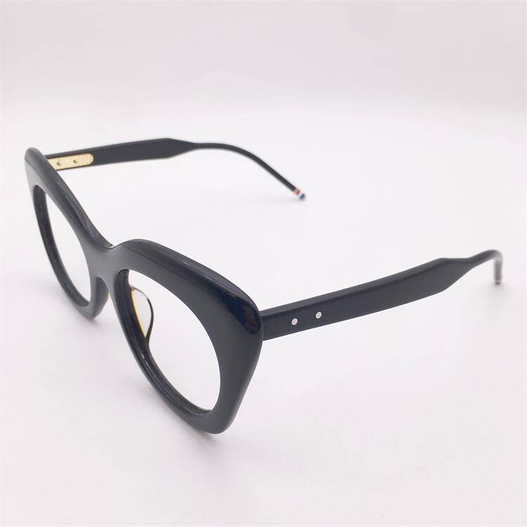 Treasured orphan original single black board polygonal -shaped alien frame personalized temperament retro versatile glasses shelf female