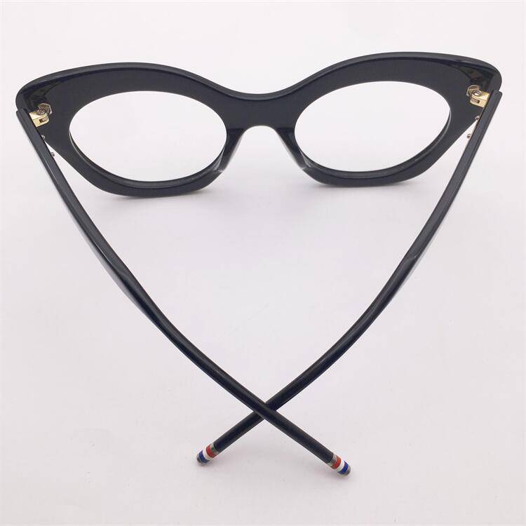 Treasured orphan original single black board polygonal -shaped alien frame personalized temperament retro versatile glasses shelf female