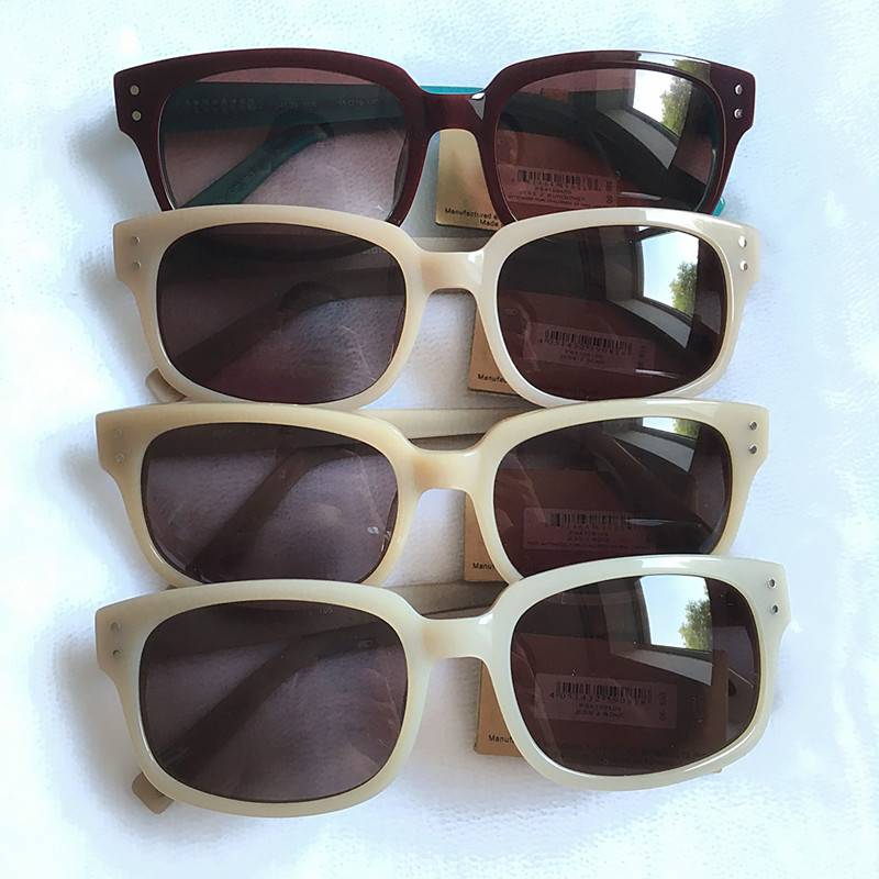 Fossil fossils pink beige wine red contrasting women's sunglasses sunglasses exported elegantly in the United States