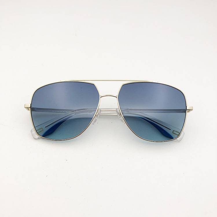 Original single men's sunglasses fashion metal box sunglasses anti -ultraviolet driving mirror tide shading glasses