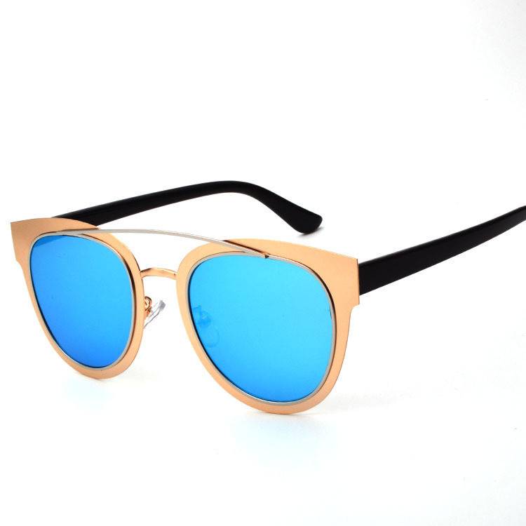 2024 new D Family ultra -thin sunglasses ultra -light metal sheet plane glasses colorful real film sunglasses