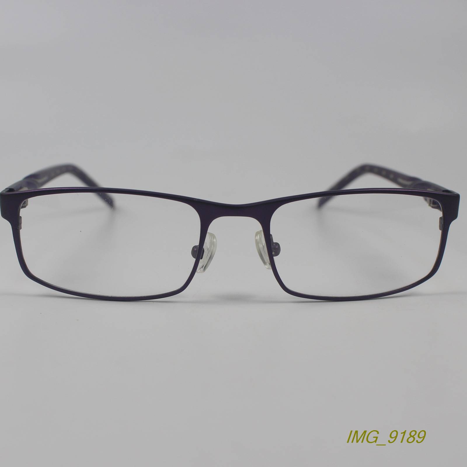 Original Single Exquisite Frames Messenger Glasses Shelf Women's High -end Classic Metal Glasses Frame Purple Purple