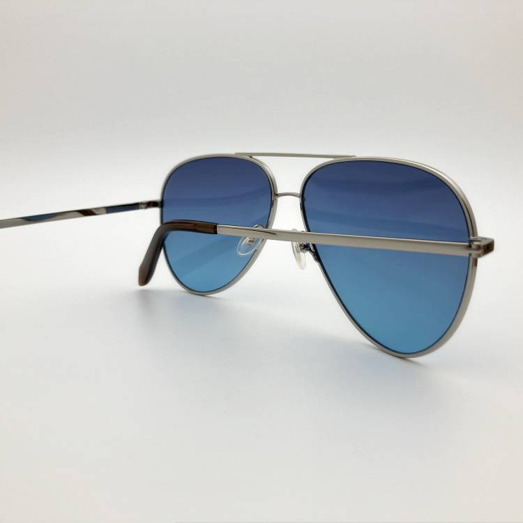 MUS fashion is thin and small suitable for medium -sized face alloy material material seaside beach sunglasses frame men and women universal