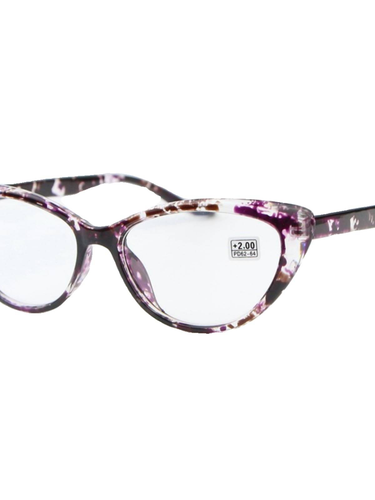 Purple yellow leopard patterned cat eye big frame fashion eye protection blue light old flower glasses crushing dual light factory supply