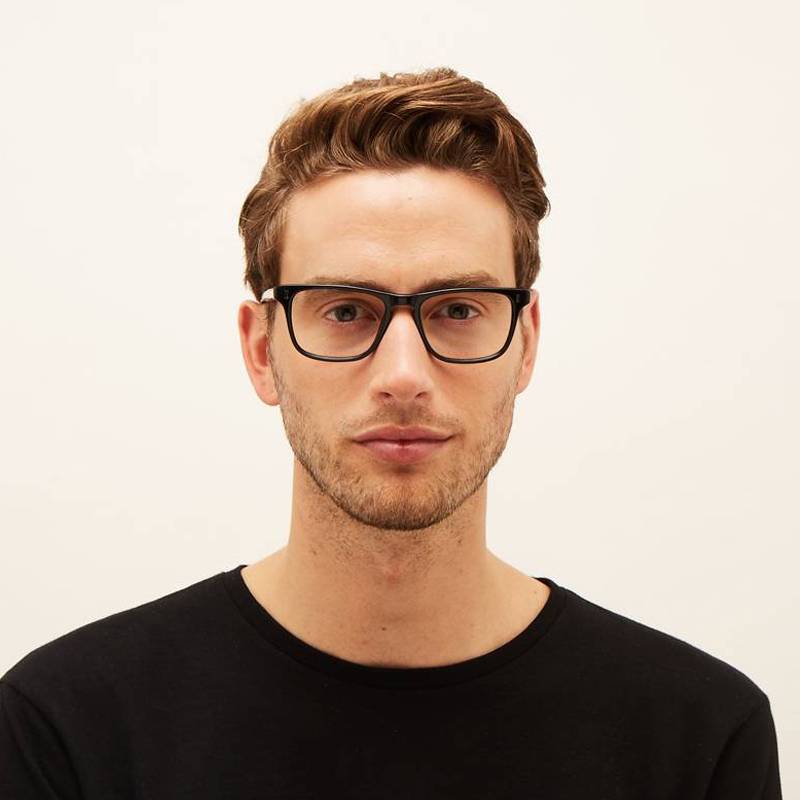 Square -shaped acetic acid fiber plate glasses frame male women's big frame with close vision glasses frame