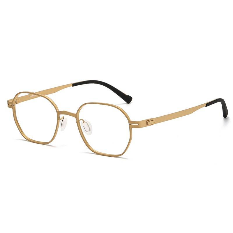 New fashion anti -Blu -ray glasses flat optical mirror 80993 Business polygonal -capable number myopia frame frame