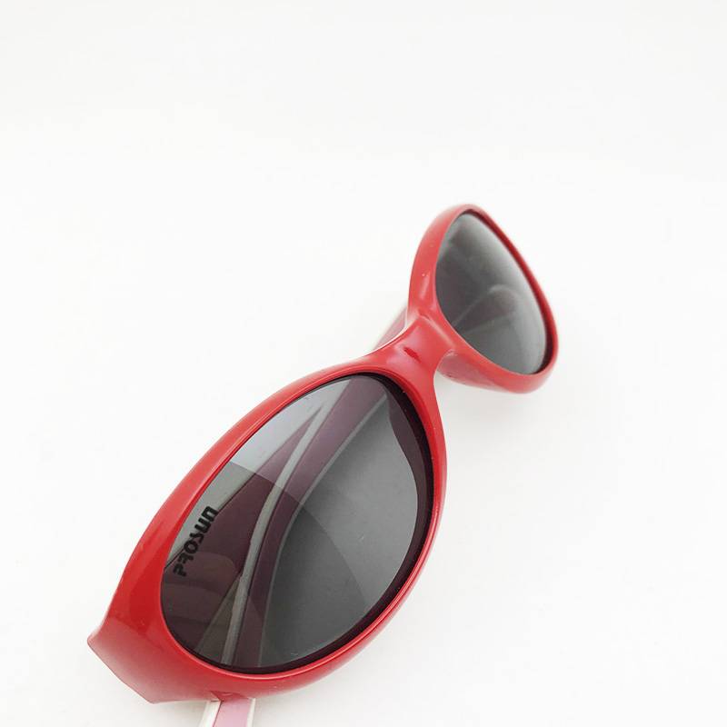 Red brand soft glue children's sunglasses baby's eyes, polarized sunglasses anti -ultraviolet sunshade glasses versatile tide