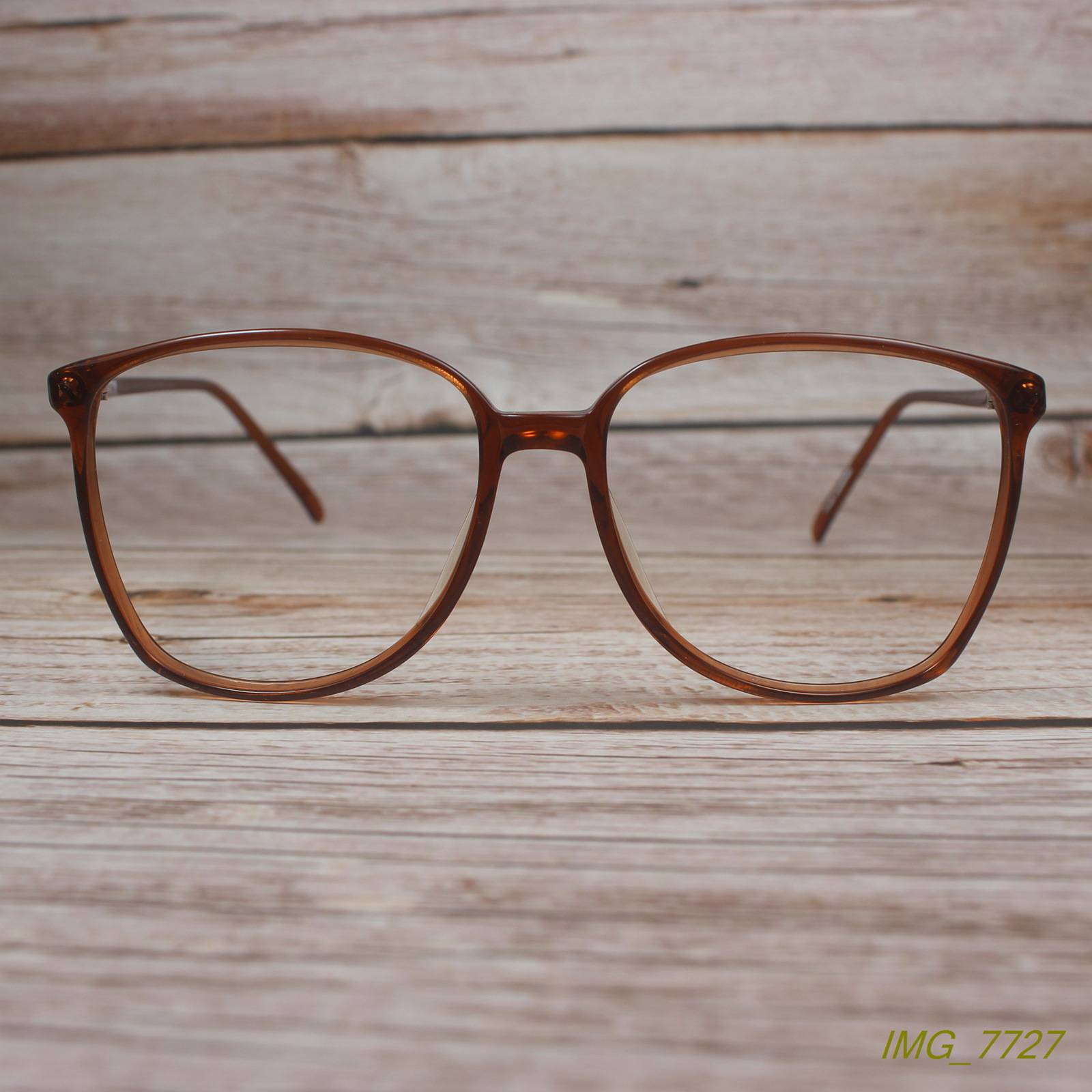 Original single thin board retro large box myopia glasses frame fashion glasses frame can be equipped with 2 color LC60