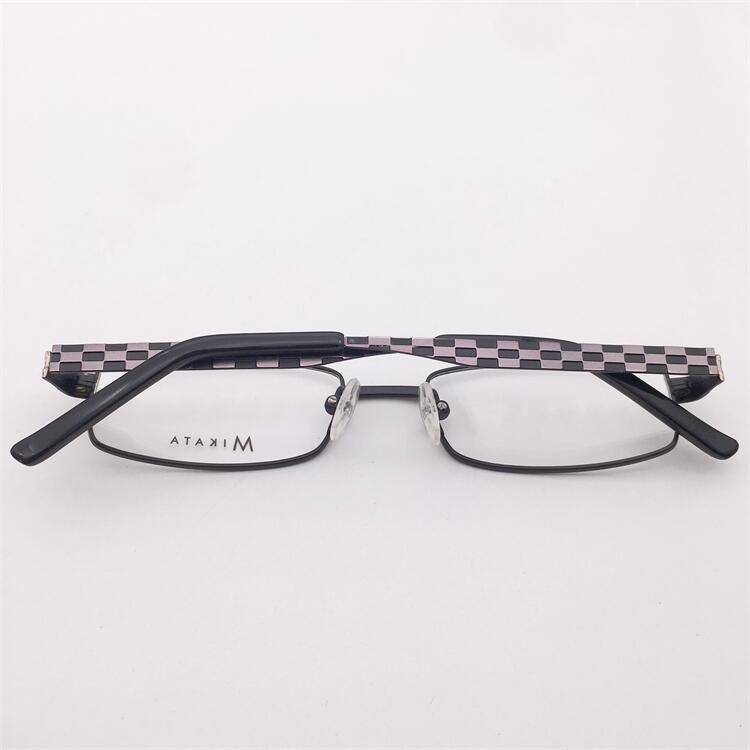 Original single Japanese order black full -frame square spring modeling personality mirror leg business temperament glasses frame