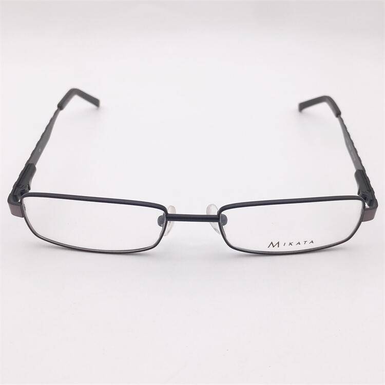 Original single Japanese order black full -frame square spring modeling personality mirror leg business temperament glasses frame