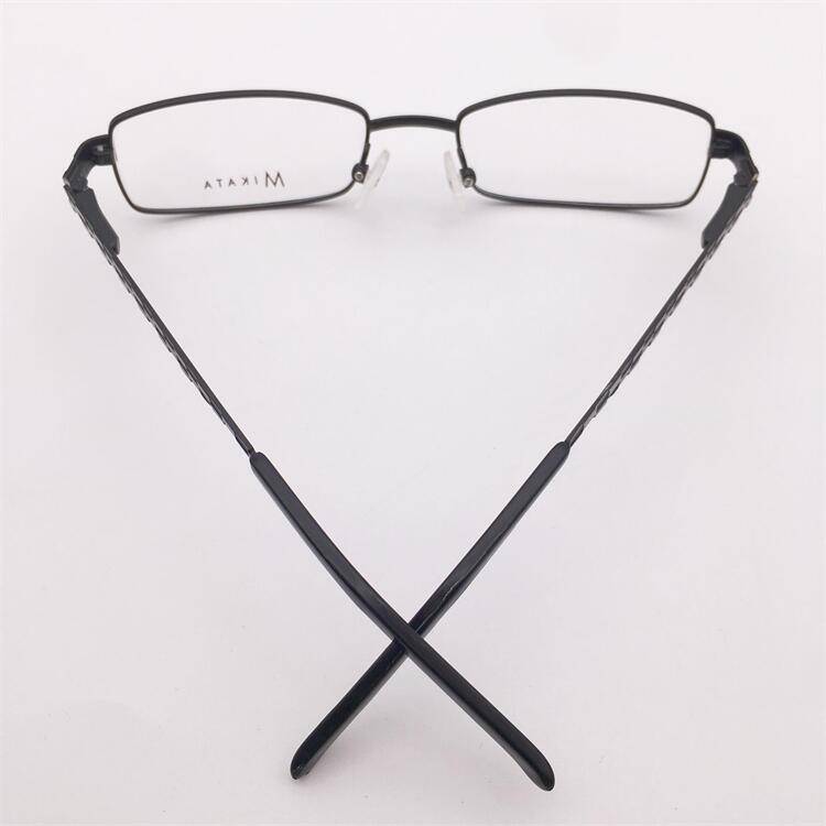 Original single Japanese order black full -frame square spring modeling personality mirror leg business temperament glasses frame