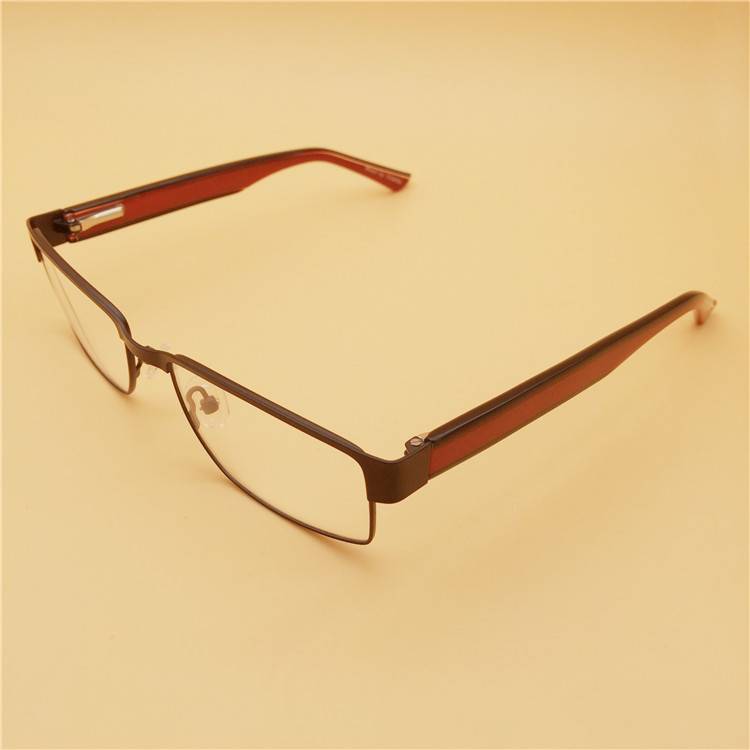 Original Titanium Golden Frame Spring Board Full Framed Black Blue Myopia Glasses Framework Men and Women Retro