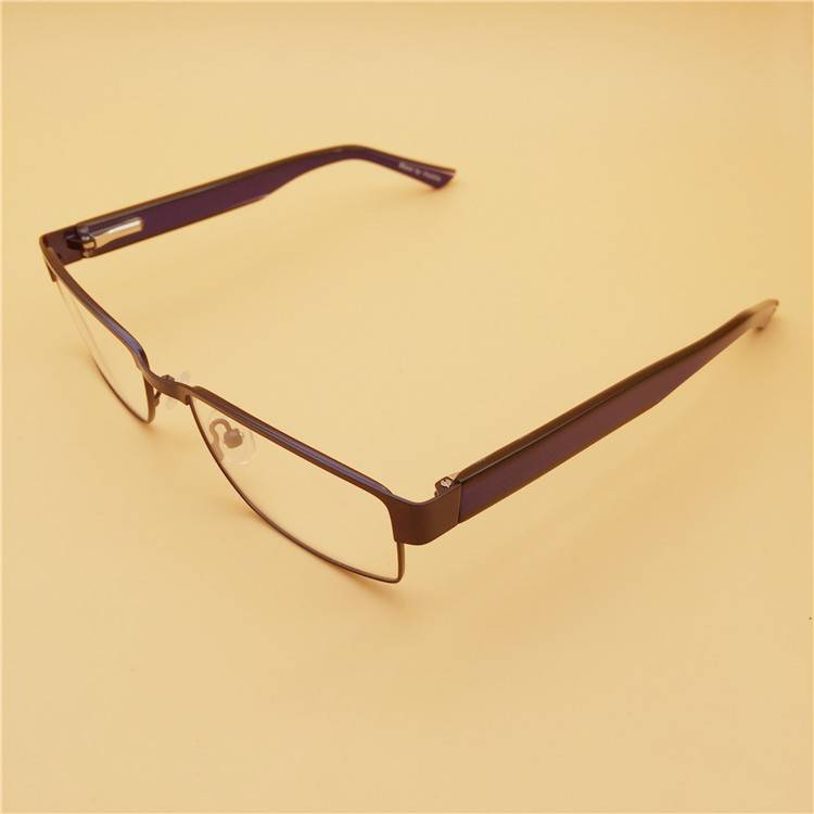 Original Titanium Golden Frame Spring Board Full Framed Black Blue Myopia Glasses Framework Men and Women Retro