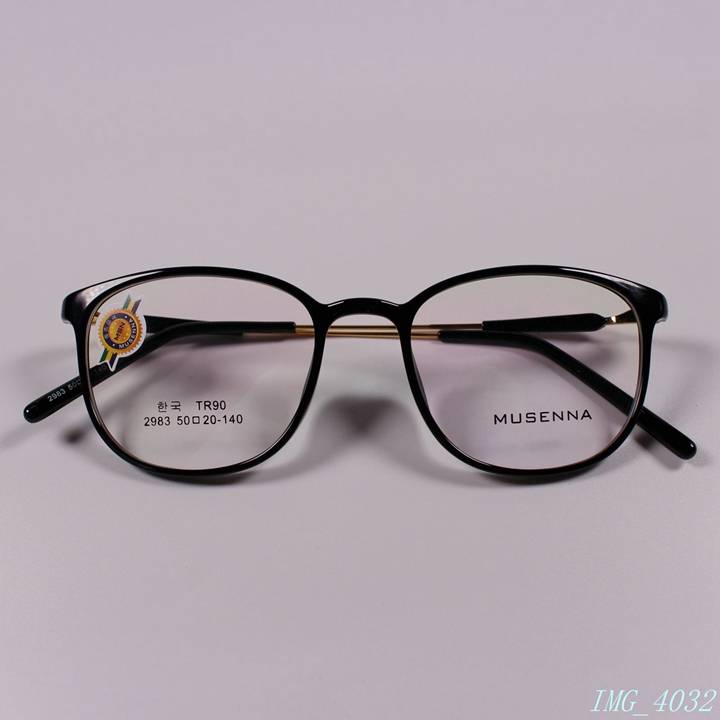 New cargo high -end TR90+metal ultra -light myopia glasses frame optical glasses frame 4 color 2983