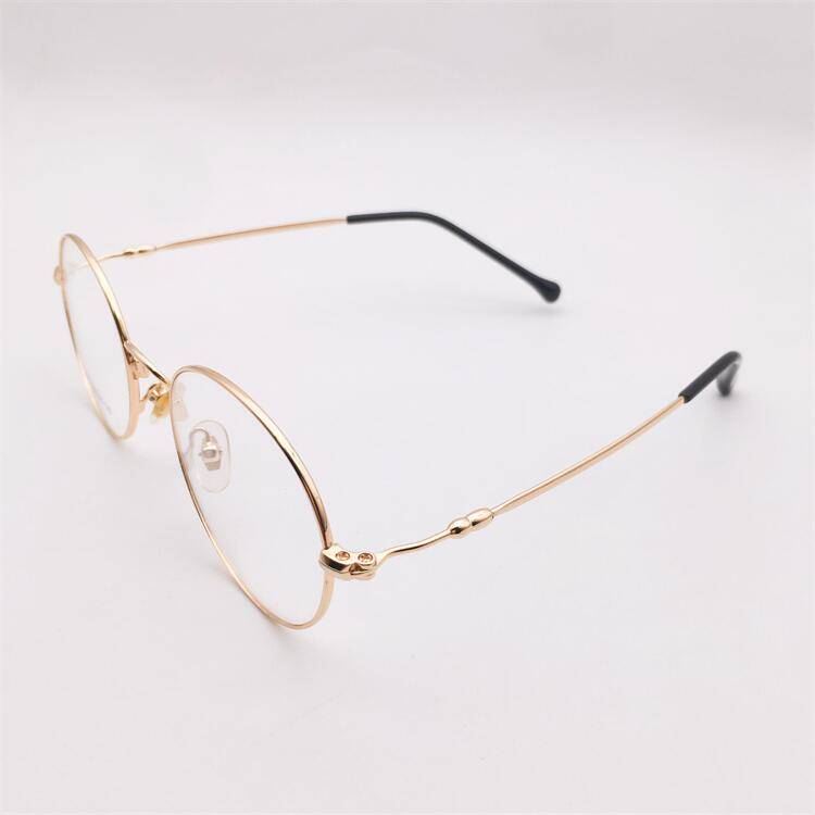 Treasure orphan original single gold ultra -light titanium full -frame small round frame literary temperament fine leg glasses frame men and women