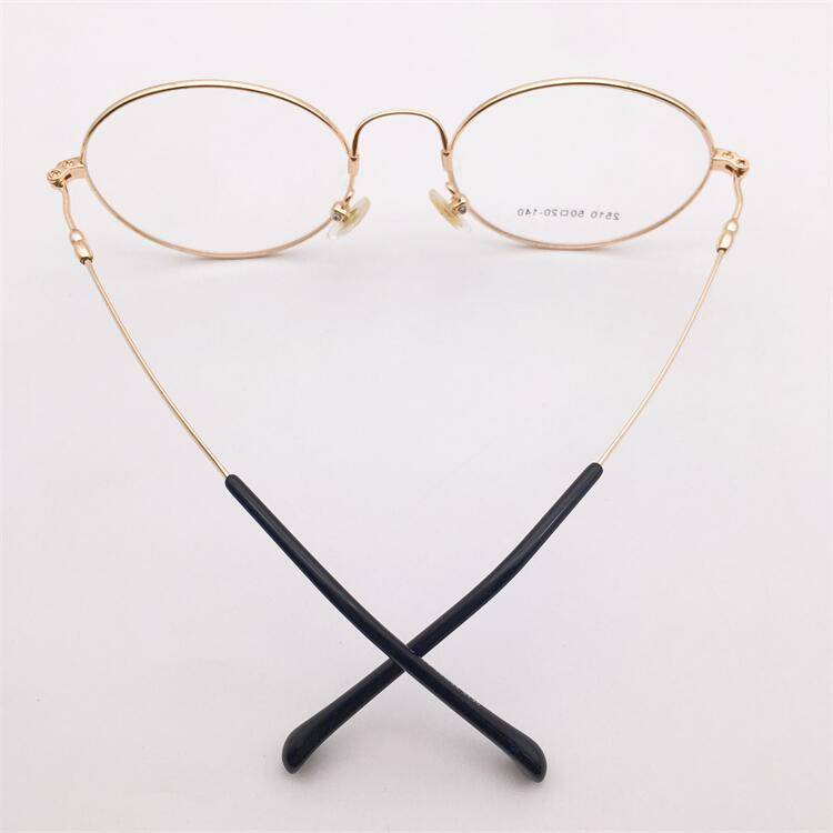 Treasure orphan original single gold ultra -light titanium full -frame small round frame literary temperament fine leg glasses frame men and women