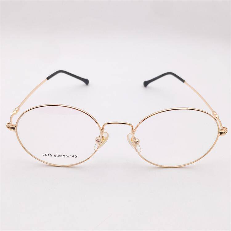 Treasure orphan original single gold ultra -light titanium full -frame small round frame literary temperament fine leg glasses frame men and women