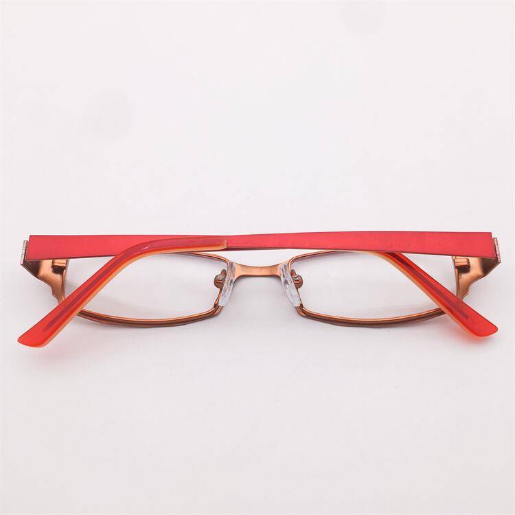 Treasured orphan original single red alloy full -frame multi -mirror frame literary temperament personality glasses shelf female