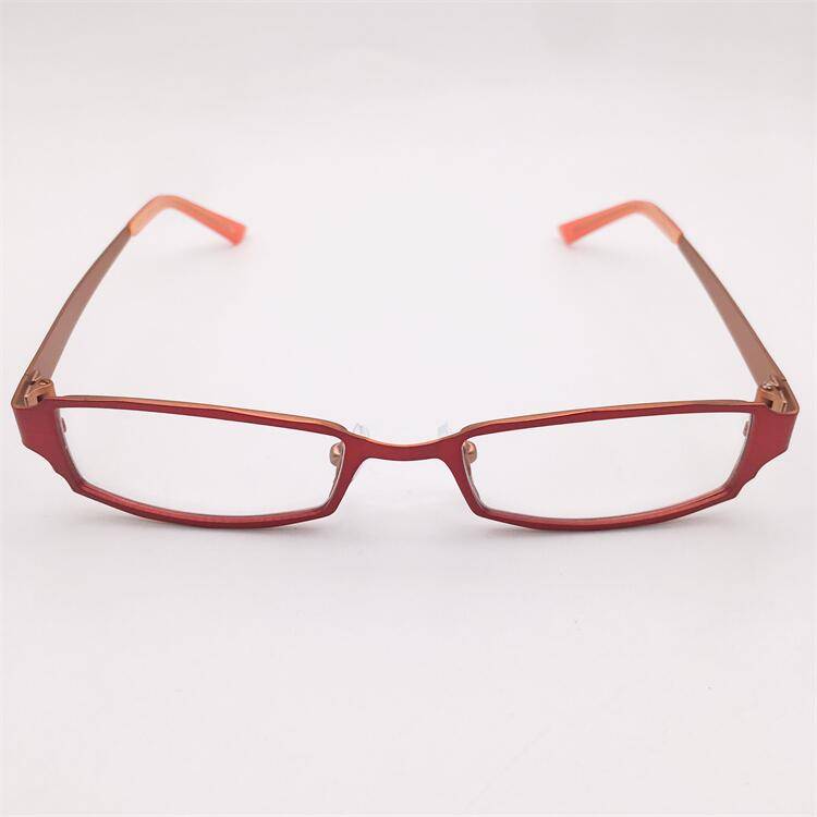 Treasured orphan original single red alloy full -frame multi -mirror frame literary temperament personality glasses shelf female