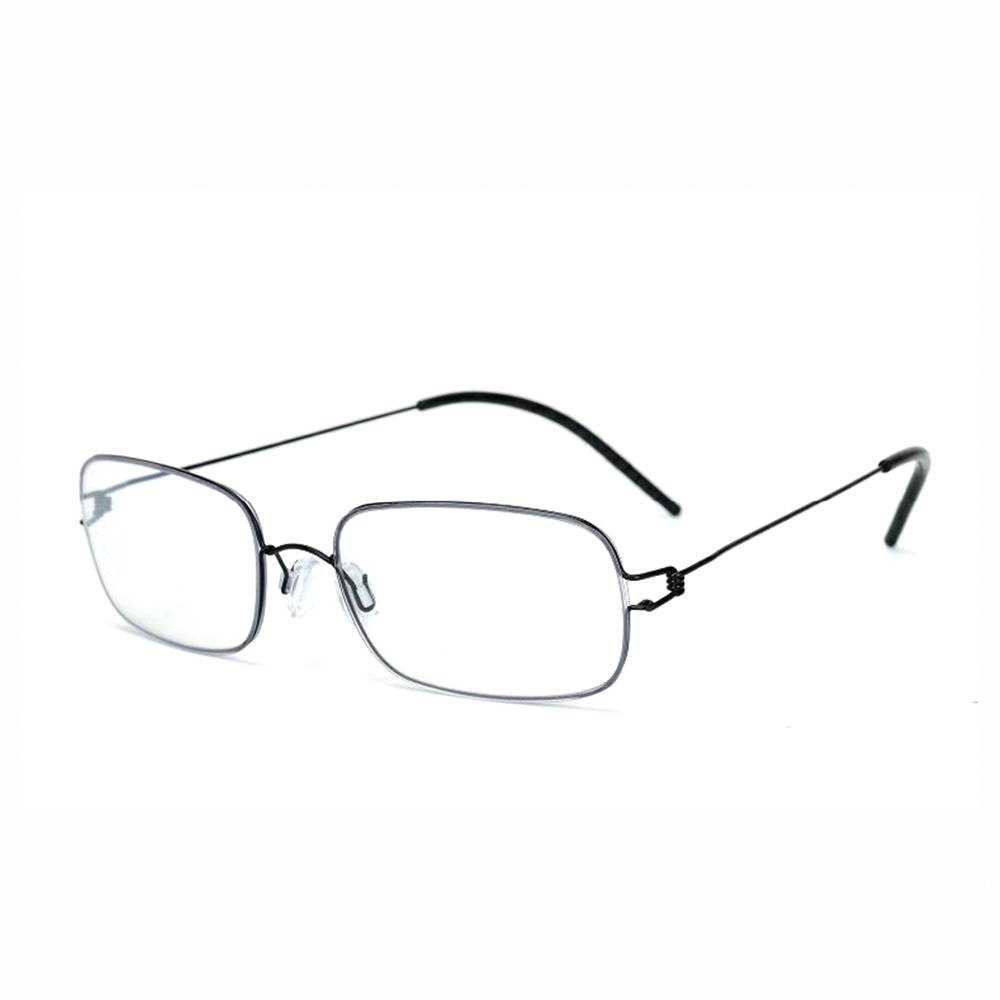 Pure handmade golden crickets The same glasses rack business model ultra -light super fine men's full -frame myopia glasses without screw lightweight