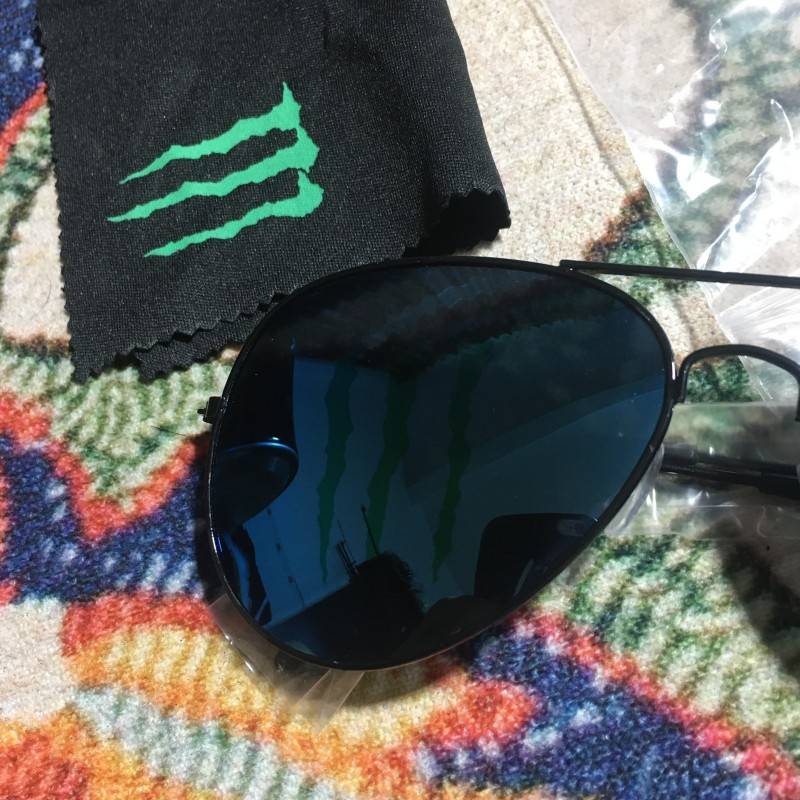 Original single street trend hip -hop hip -hop bmx skateboard BBOY rap sunglasses sunglasses