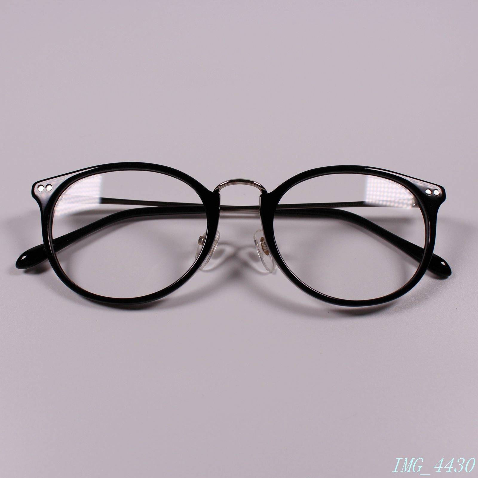 Single rivet retro thin board material+metal myopia glasses frame optical glasses frame 5 color P5141