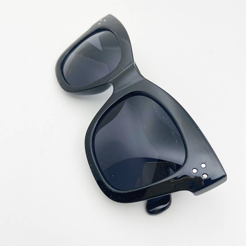 Sample men's and women's big frame trendy sunglasses fashion personality sunglasses anti -ultraviolet goggles sunshaded mirror