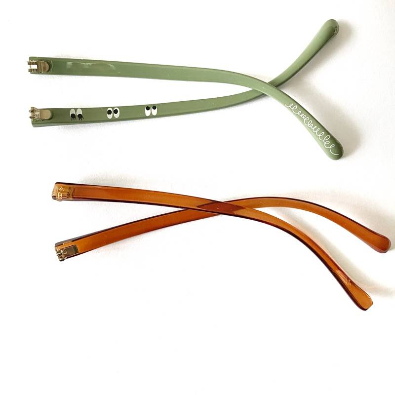 Glasses Legs double width 11 Double teeth 1.5 tooth height 7.5 Glasses Legs Common Legs 138mm Two Valents