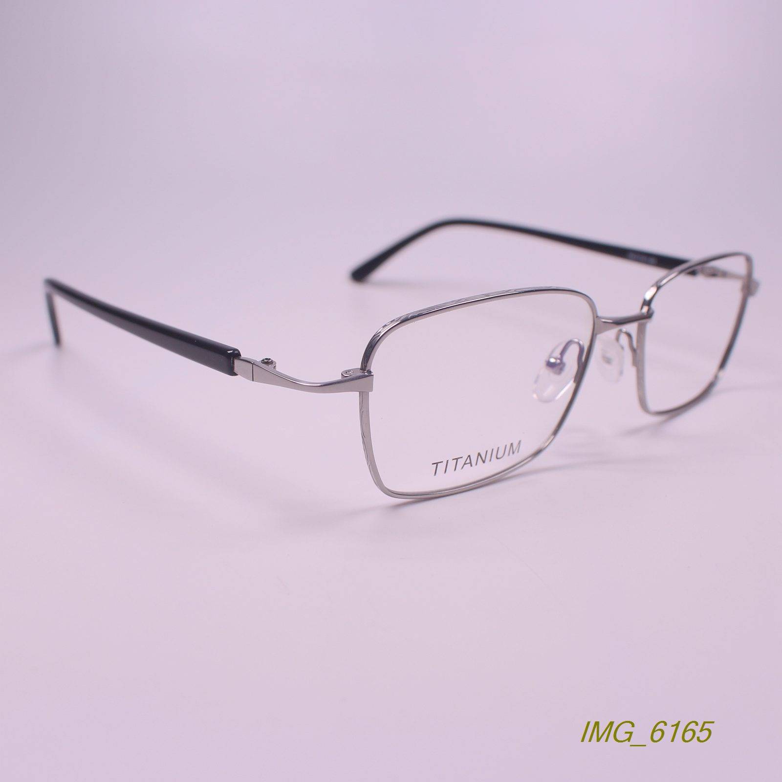 Manufacturer's boxes of pure titanium frame fine plate leggings widened myopia glasses frame 5 color 171103