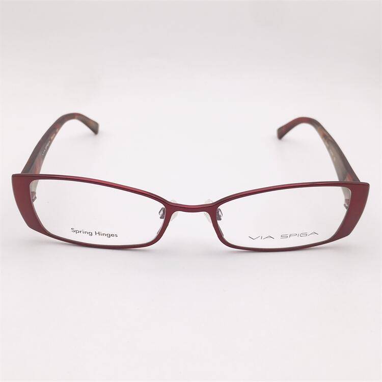 Treasured orphan original single red full -frame butterfly frame spring board anti -allergic mirror leg temperament glasses shelf female
