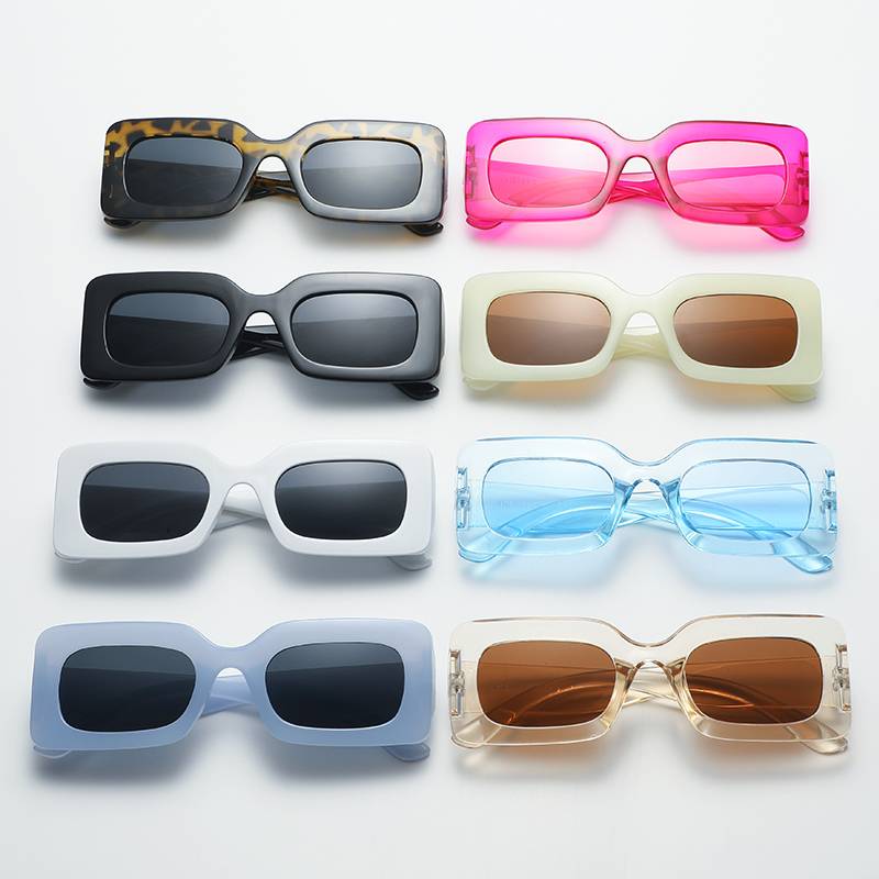 Hip -hop men's and women's sunglasses trend street shooting personality glasses