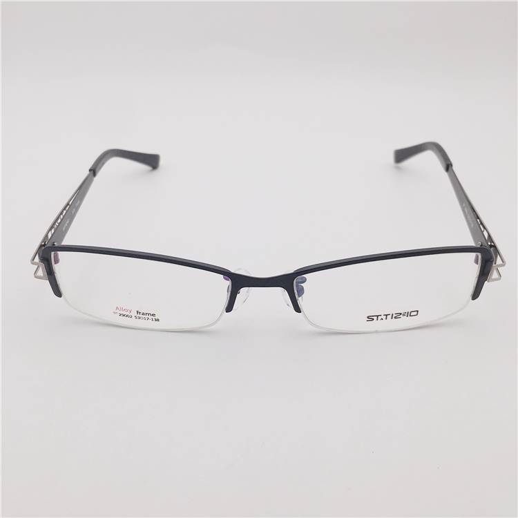 Lonely French order Black Business Half -Frame Hollow Carved Decoration Mirror Leg Personal Glasses Glasses Ring Men and Women