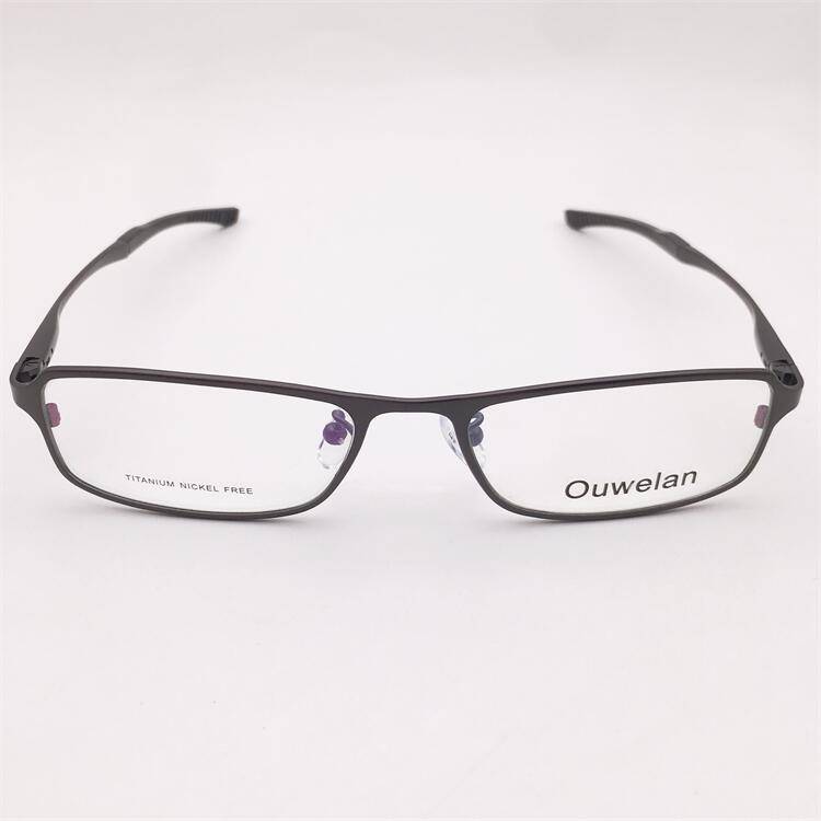 Treasured orphan original single gun color ultra -light pure titanium full -frame all -shaped frame spring mirror leg literary glasses frame men and women