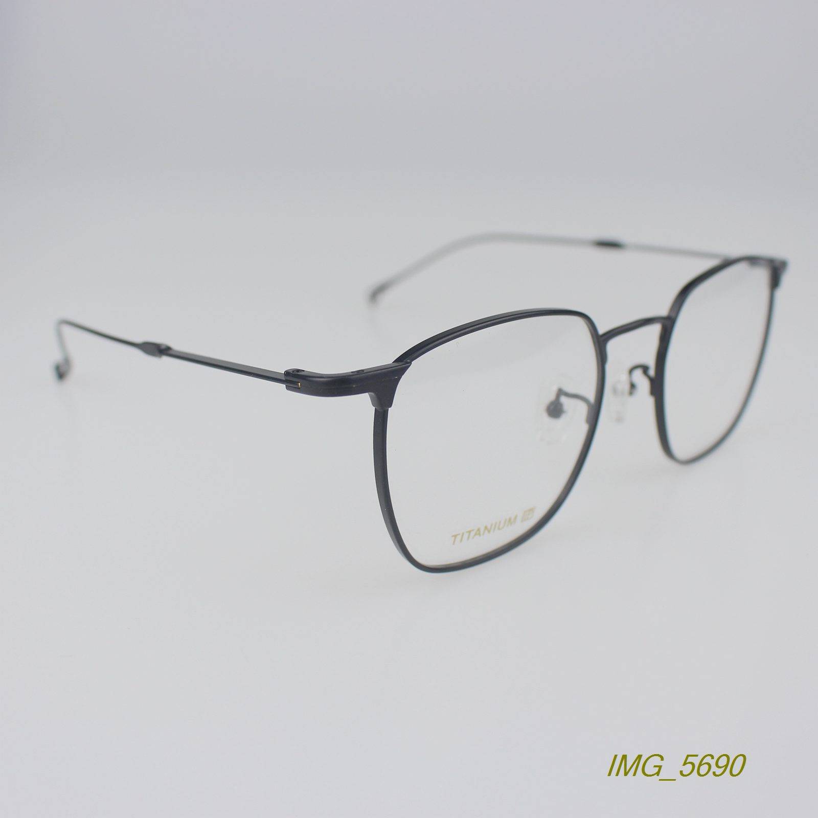 Factory new cargo pure titanium business party box tide myopia glasses frame optical glasses rack 3 color