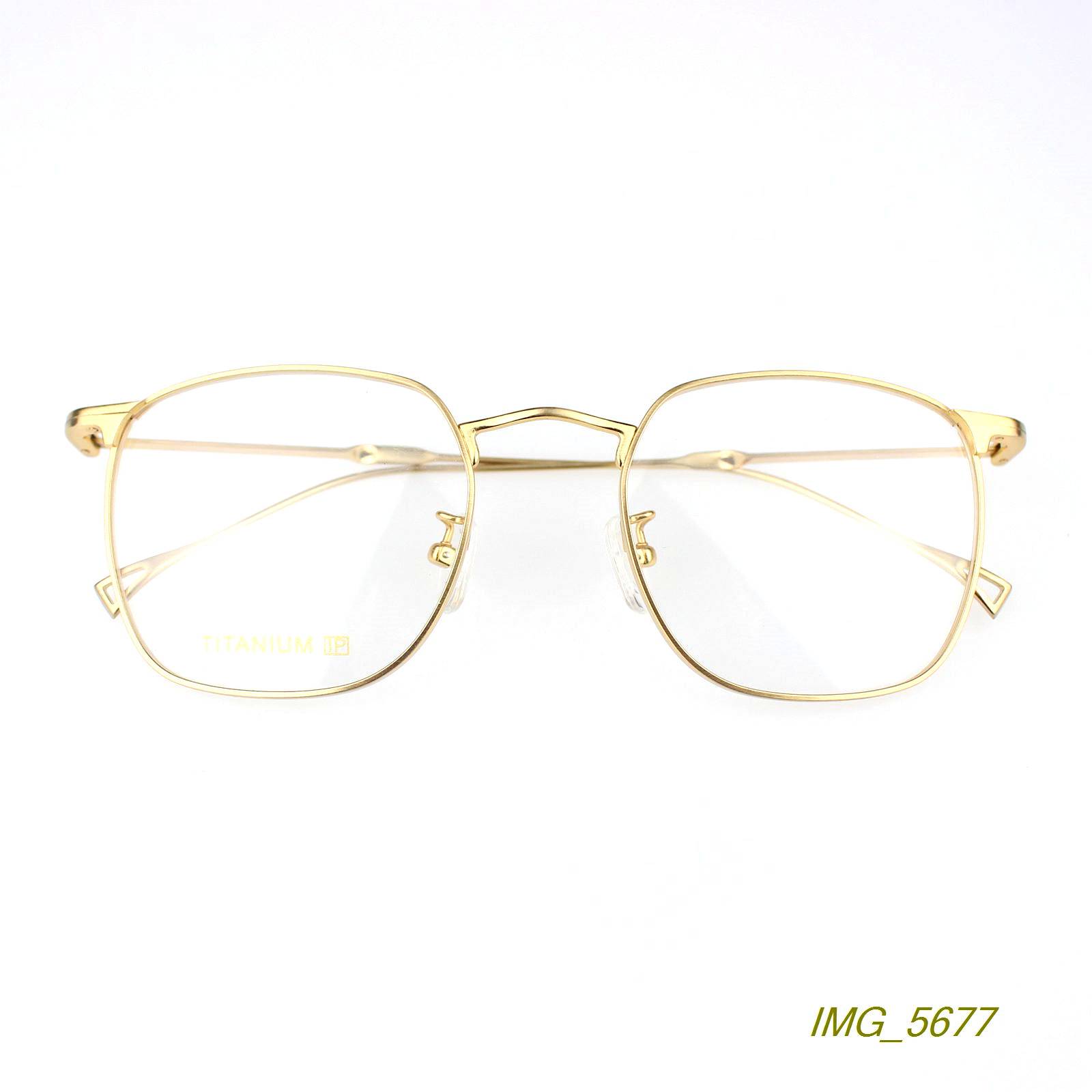 Factory new cargo pure titanium business party box tide myopia glasses frame optical glasses rack 3 color