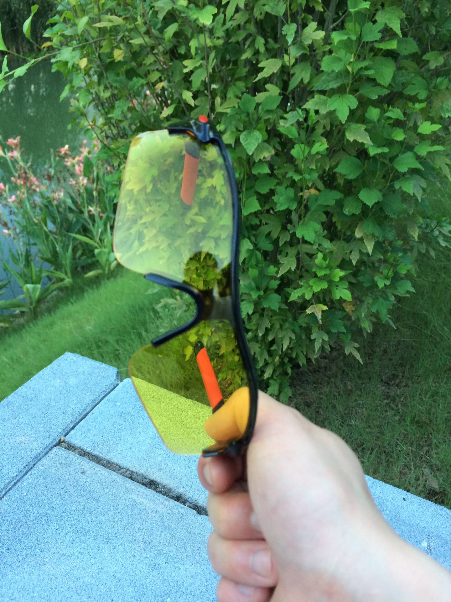 Drive night vision mirror bicycle riding glasses running eye