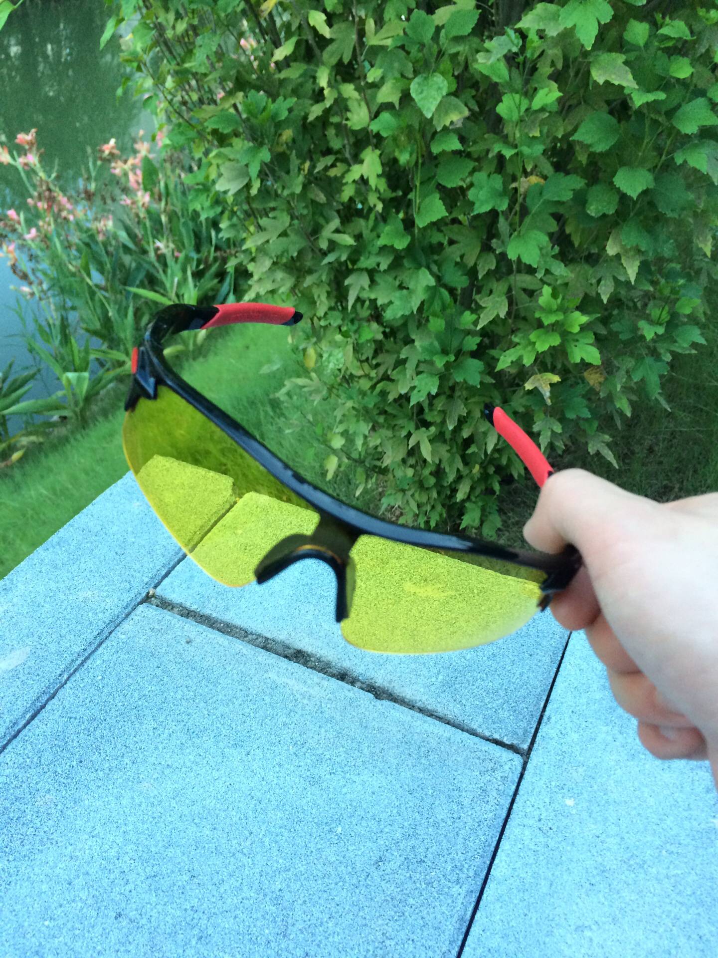 Drive night vision mirror bicycle riding glasses running eye