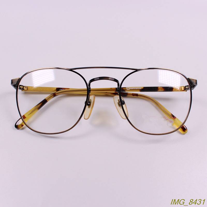 Original single retro Vintage metal small double beam myopia glasses frame fashion personalized glasses frame CN340