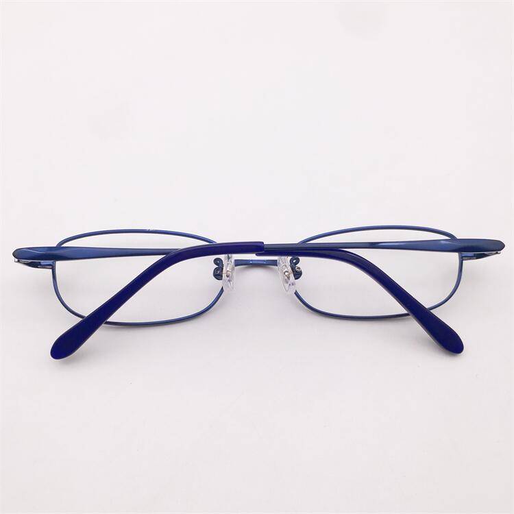Original single Japanese order blue ultra -light pure titanium full -frame literary temperament business versatile glasses frame men and women