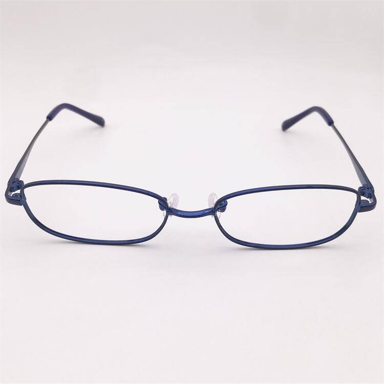 Original single Japanese order blue ultra -light pure titanium full -frame literary temperament business versatile glasses frame men and women