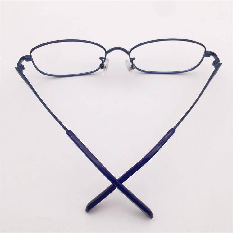 Original single Japanese order blue ultra -light pure titanium full -frame literary temperament business versatile glasses frame men and women