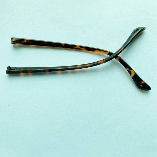 Eye Leg Single Dental Color Color Plattering Clothing Dental Links 1.5mm Leg 6mm High 7mm Legs length 140mm /pair