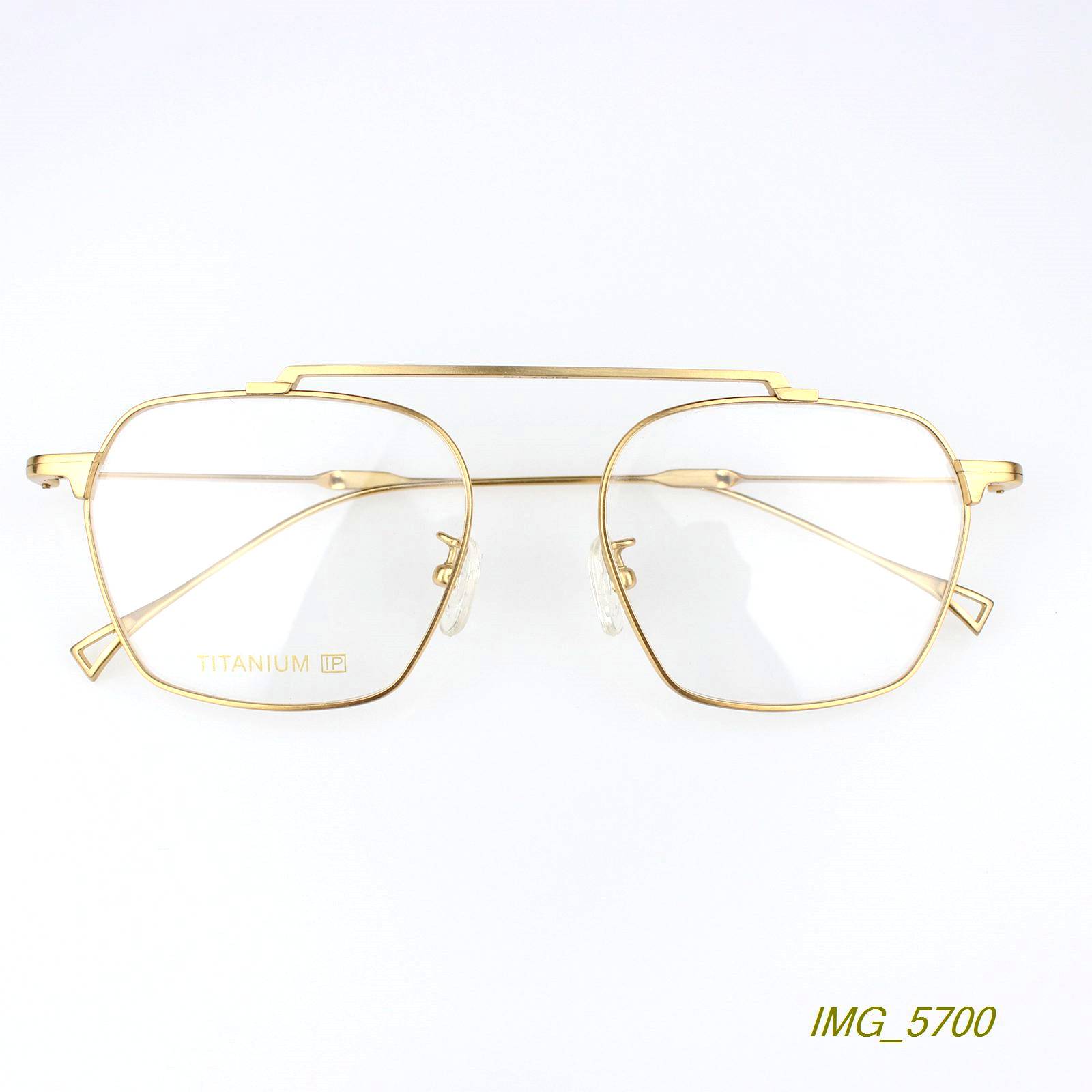 Factory new cargo pure titanium multilateral retro Vintage myopia glasses frame optical glasses rack 5 color