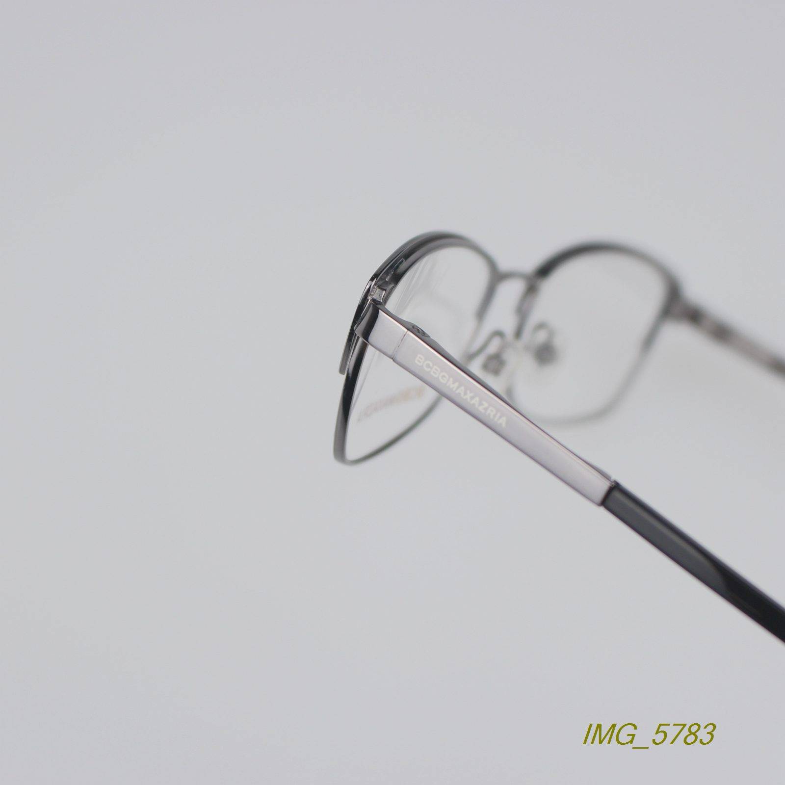 Original Metal Frame Frame Merradestea Glasses Glasses Personality Fashion Leisure Business Glasses Frame Bright Black 130M