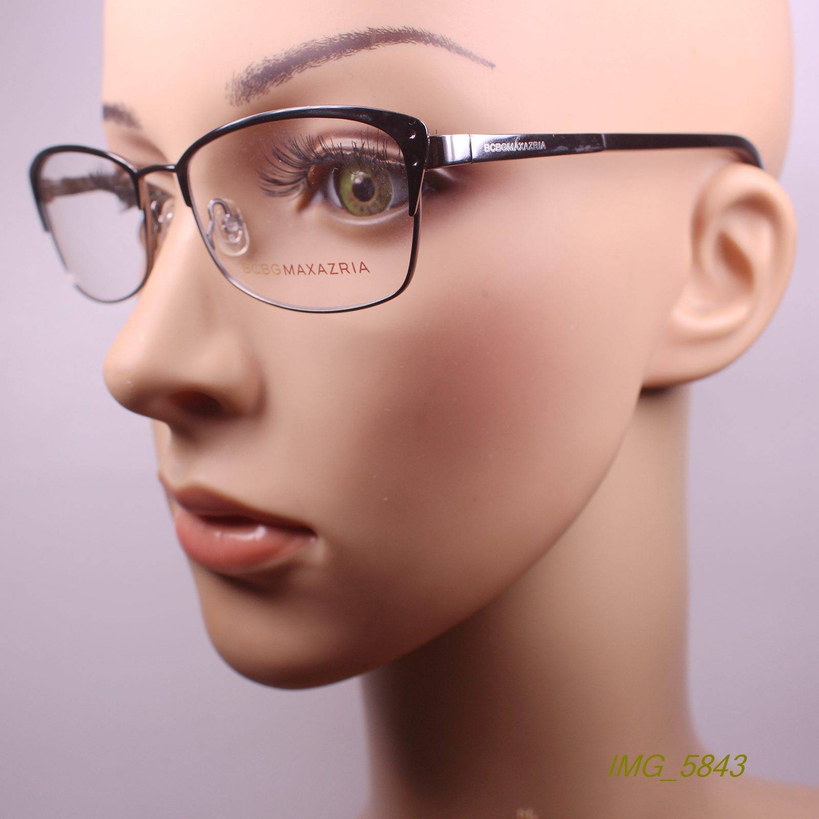 Original Metal Frame Frame Merradestea Glasses Glasses Personality Fashion Leisure Business Glasses Frame Bright Black 130M