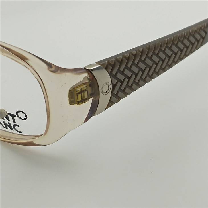 Uncle light luxury high -end transparent glasses rack tire pattern lens legged business optical myopia box