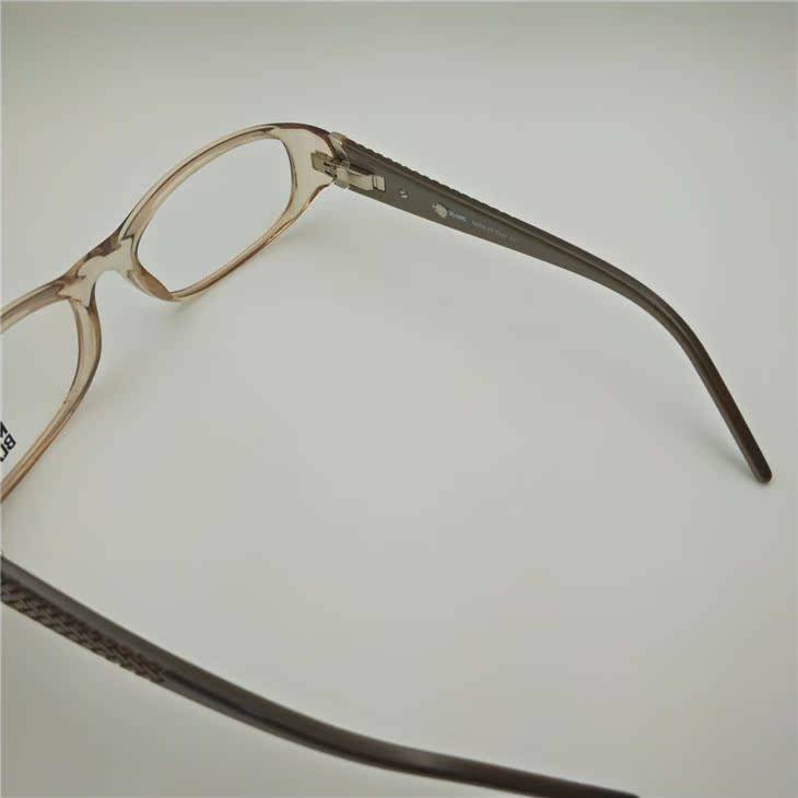 Uncle light luxury high -end transparent glasses rack tire pattern lens legged business optical myopia box
