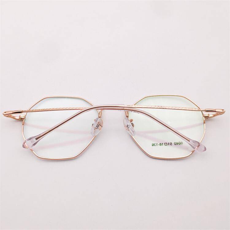 Treasure Orphan Original Single Black Golden Titanium Gold Fragment Big Frame Popular Personalized Literary and Mandarin Glasses Female